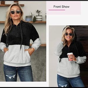 *NWOT* Oversized Warm Fuzzy Teddy Hoodie